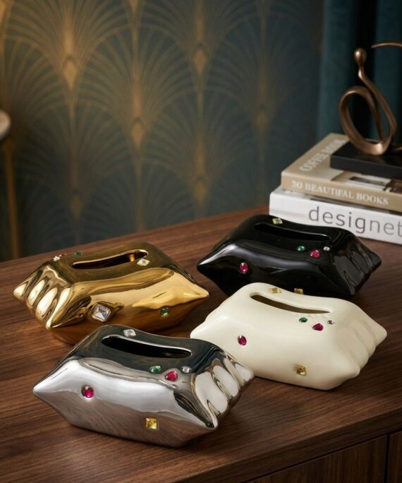 BIJOU Porcelain Tissue Box