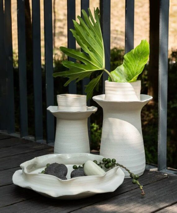 The Arctic Trio | Minimalist Porcelain Set