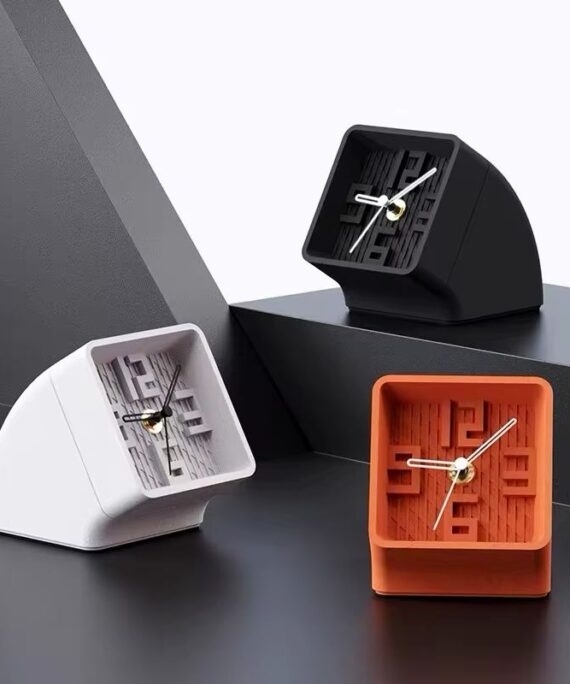 The Halo Clock | Sculptural Table Clock