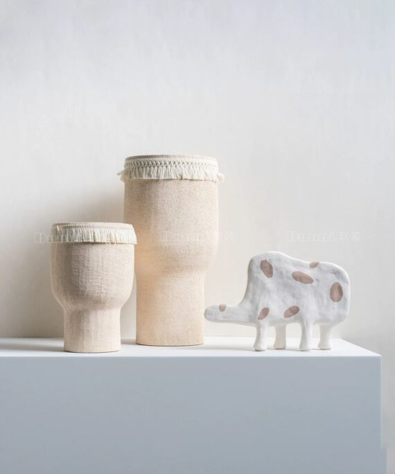 Geometric Prism Sculpted Vase(set)