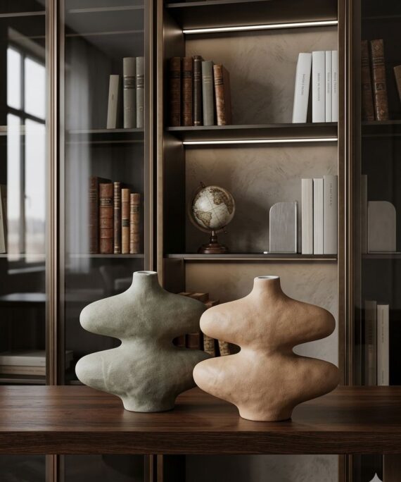 The Organic Void | Sculptural Textured Vase