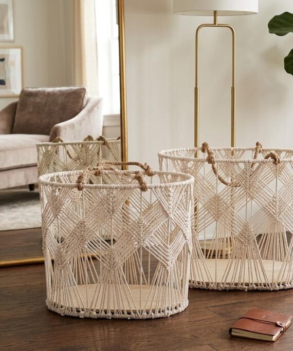 The Artisan Woven Laundry Basket Set (2-Piece)