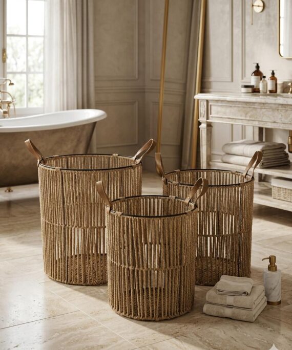 The Terra Woven Laundry Basket Trio