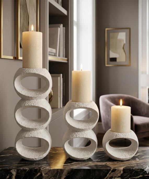 The Estate Taper Candle Holder Trio