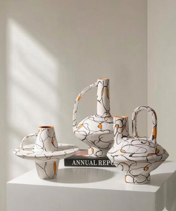 The Silhouette Organic Vase Trio