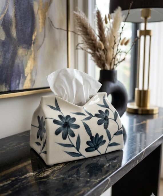 The Origami Porcelain Tissue Box