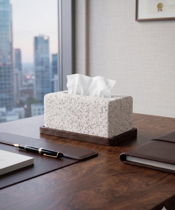 The Terra-Wood Textured Tissue Box