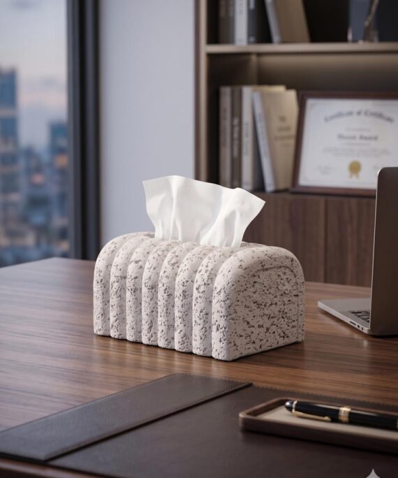 The Arch-Textured Resin Tissue Box