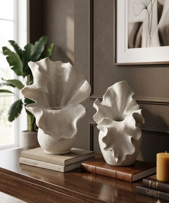 The Ripple Textured Organic Vase