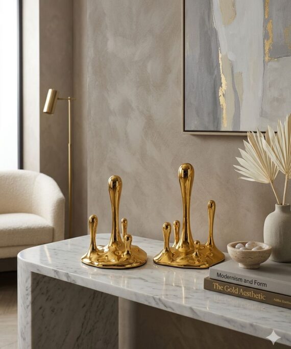 The "Aura" Molten Gold Set (Set of 2)