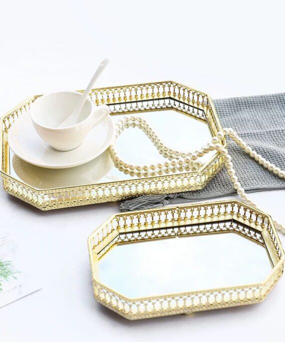 Mirrored Vanity Tray (set 2 Sizes)