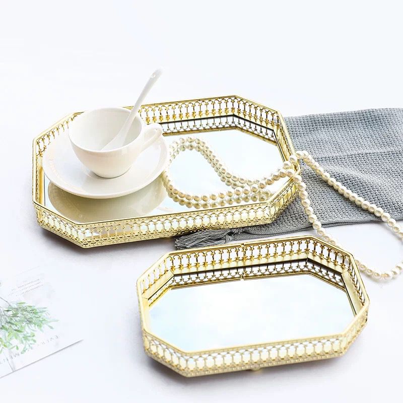 Mirrored Vanity Tray (set 2 Sizes)