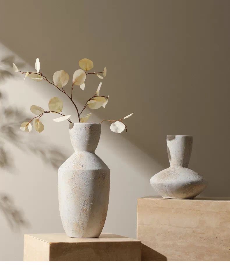 The "Mesa" Ribbed Ceramic Vase (Available in 2 Sizes)