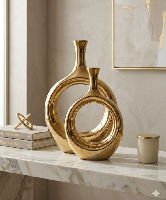 The "Linea" Ribbed Ceramic Set (Set of 2)