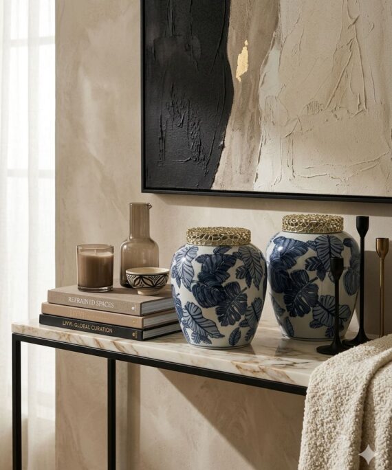 Porcelain Statement Vase
