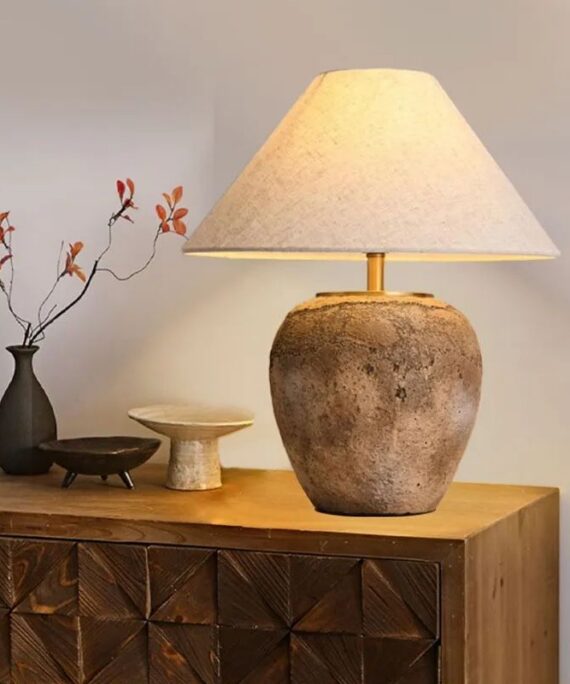 The "Terra" Wabi-Sabi Earthenware Lamp