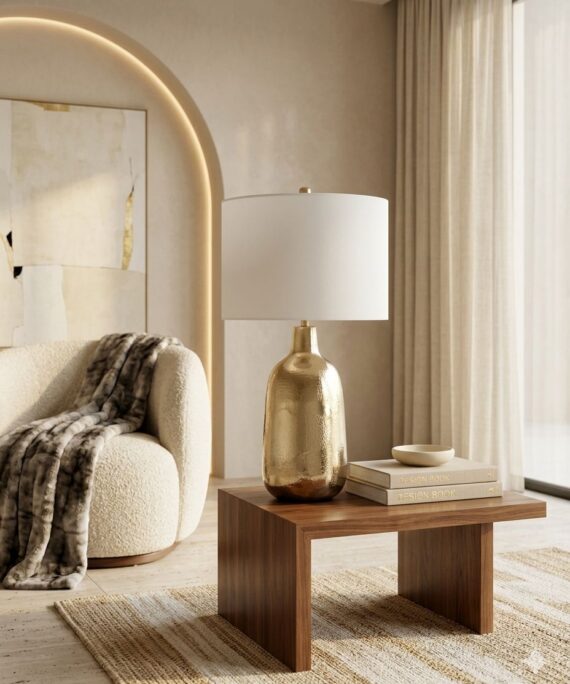"Elixir" Luxury Gold Ceramic Lamp
