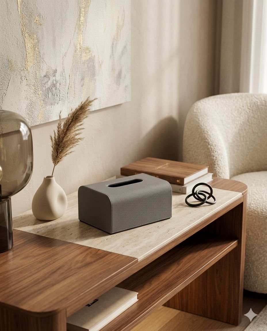 Leather Tissue Box - Image 3