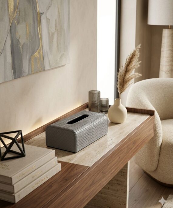 Leather Tissue Box