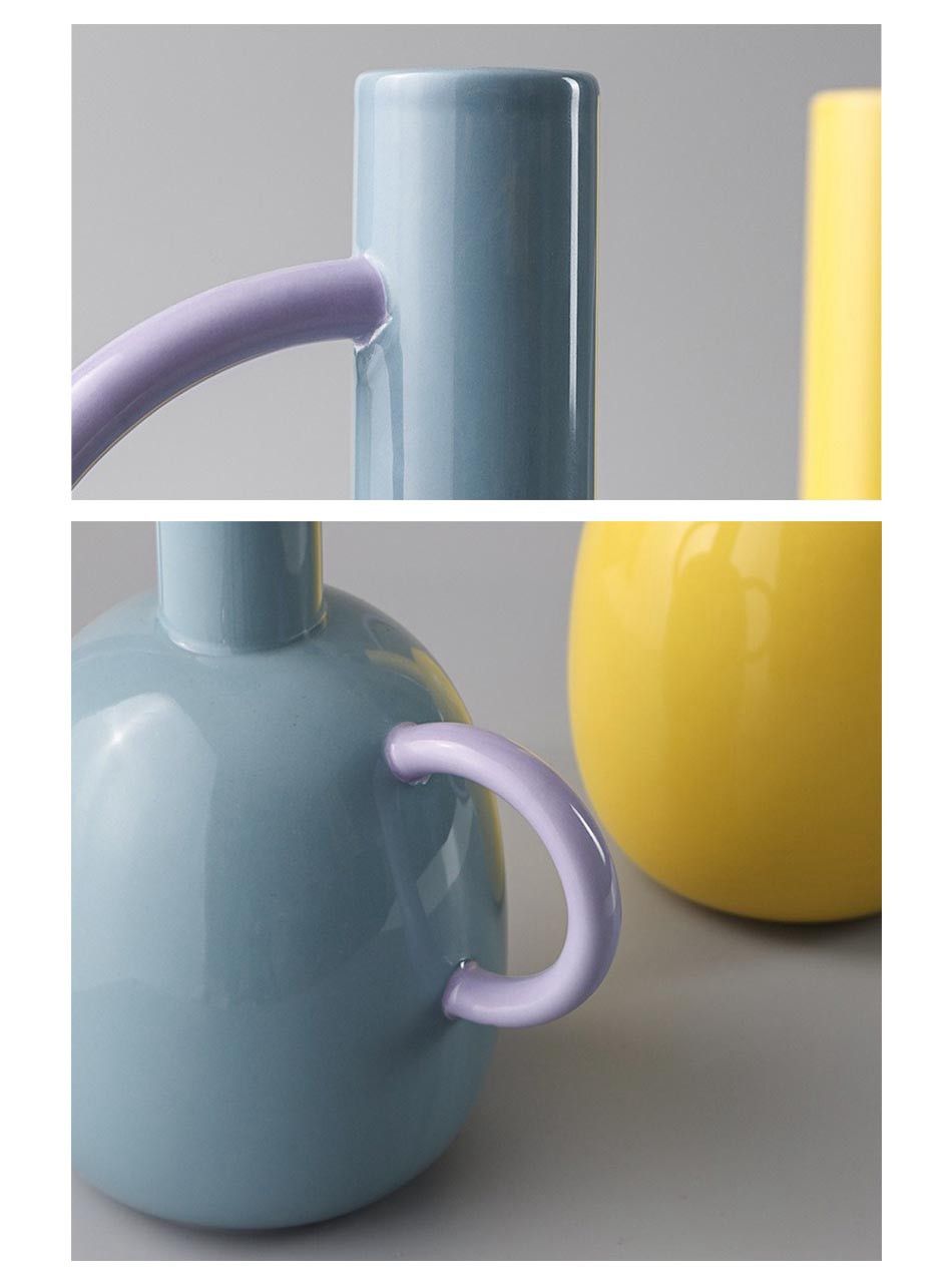 The Nova Sculptural glass Loop Vase - Image 4