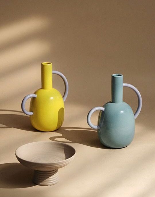 The Nova Sculptural glass Loop Vase
