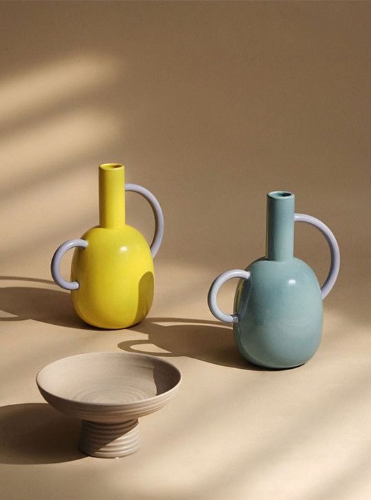 The Nova Sculptural glass Loop Vase