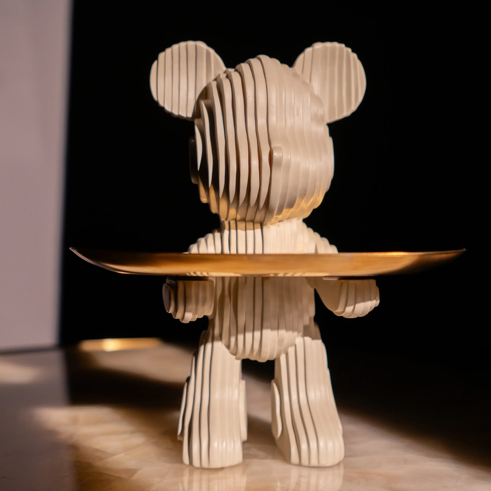 Architectural Resin Bear Catchall Tray - Image 4