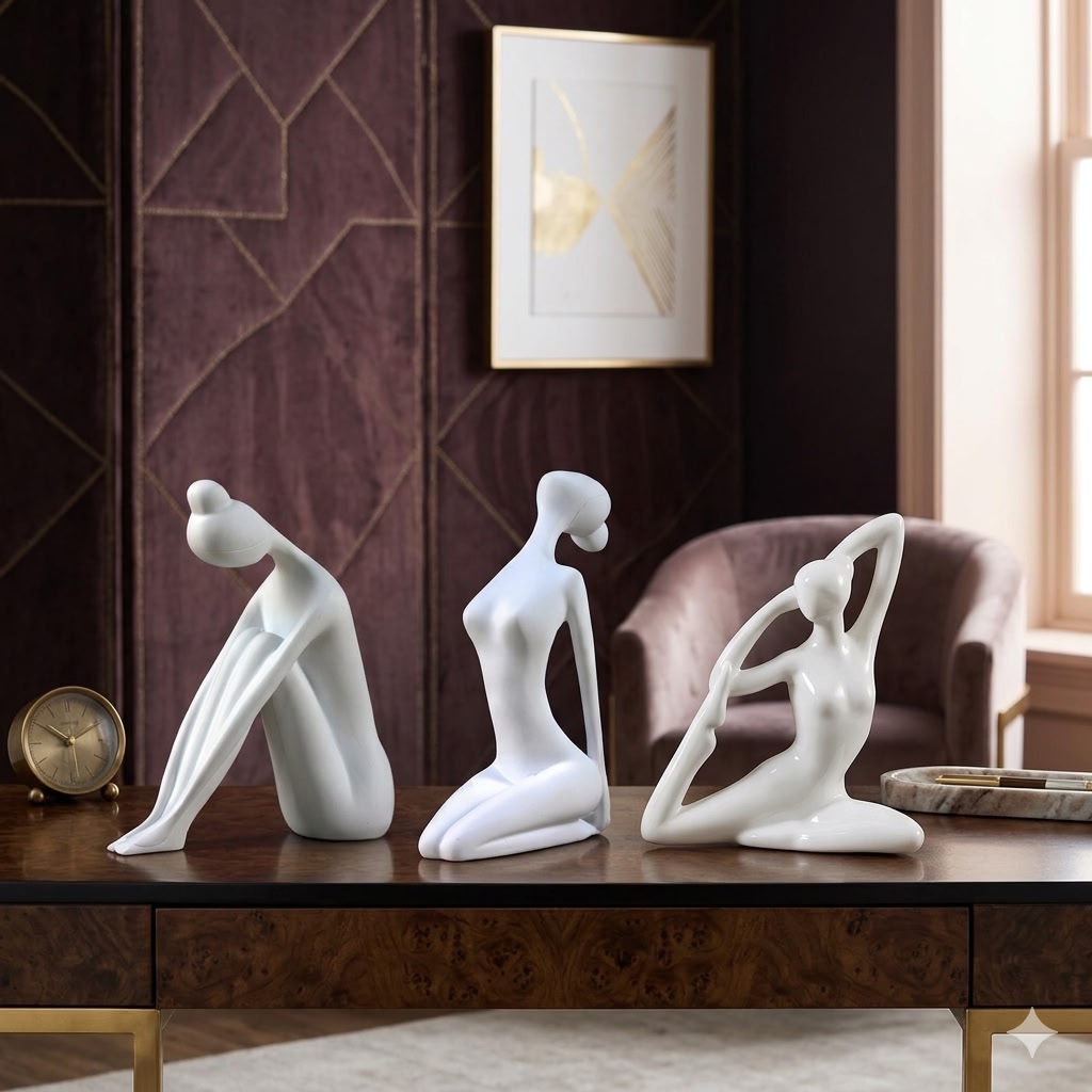 Minimalist Abstract Resin Figurine