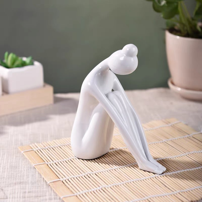 Minimalist Abstract Resin Figurine - Image 4
