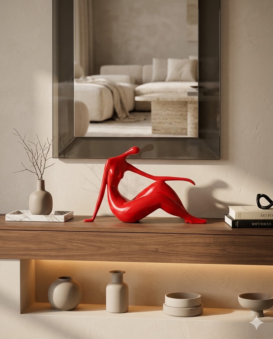 Modern Abstract Silhouette Sculpture