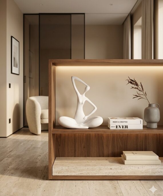 Modern Abstract Silhouette Sculpture