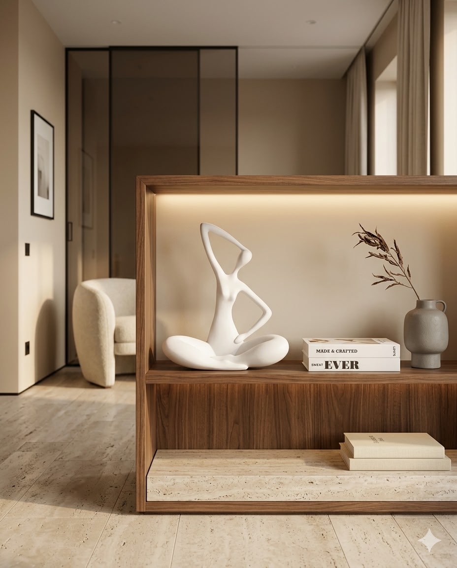 Modern Abstract Silhouette Sculpture