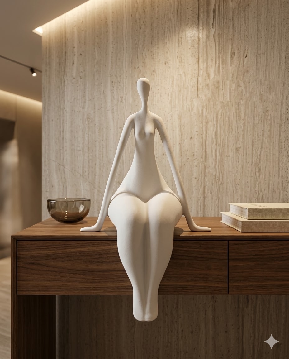 Modern Abstract Silhouette Sculpture - Image 2