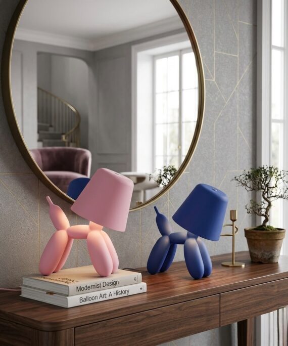 Playful Balloon Dog LED Table Lamp