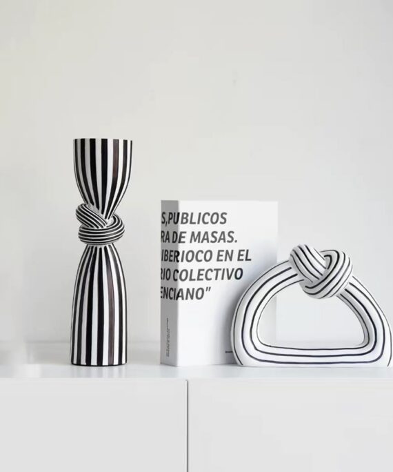 Modern Abstract Knot Sculpture