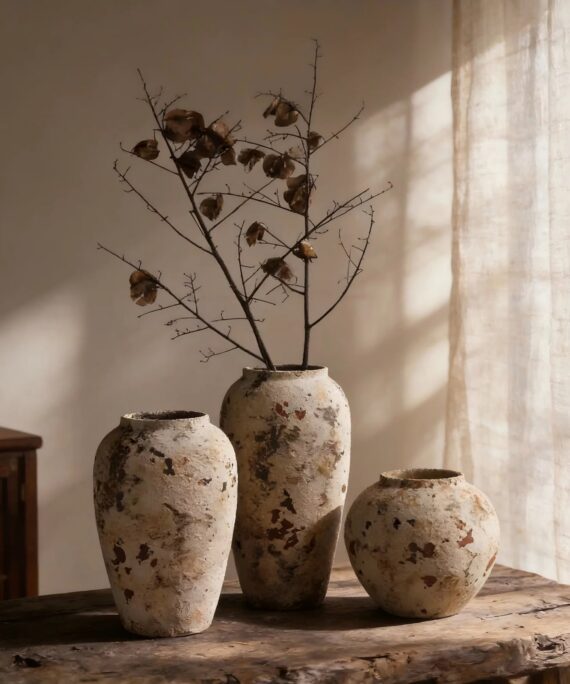 Livvi Ancient Earth Textured Vase