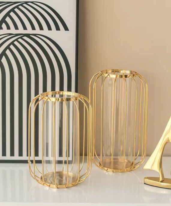 Livvi Aura Minimalist Metal & Glass