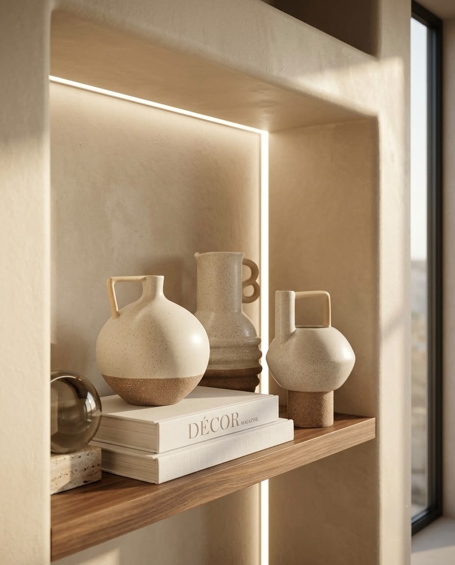 livvi Two-Tone Handle Ceramic Vase - Image 3