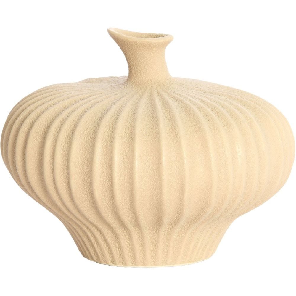 livvi Ribbed Terracotta Ceramic Vase (SET OF 2) - Image 4