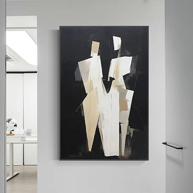 livvi Abstract Cubist Figurative Wall Canvas Art - Image 4