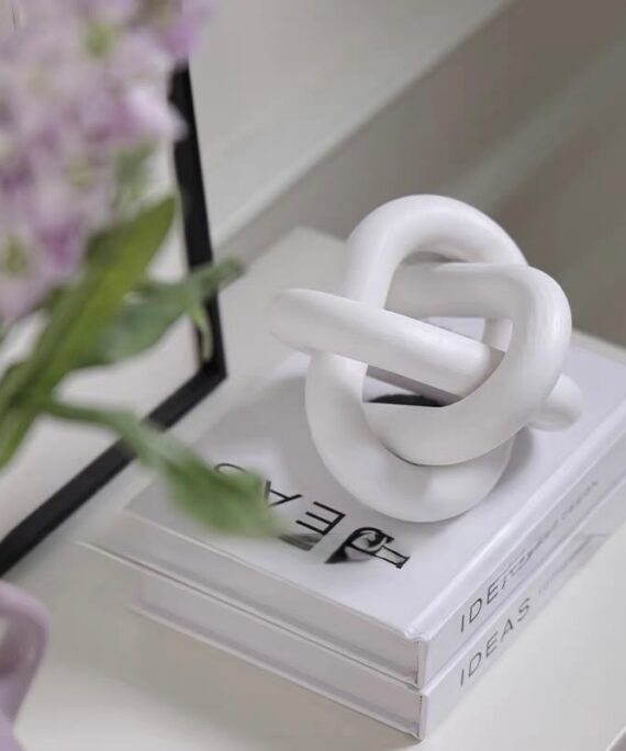 livvi Sculptural Wooden Knot Decor