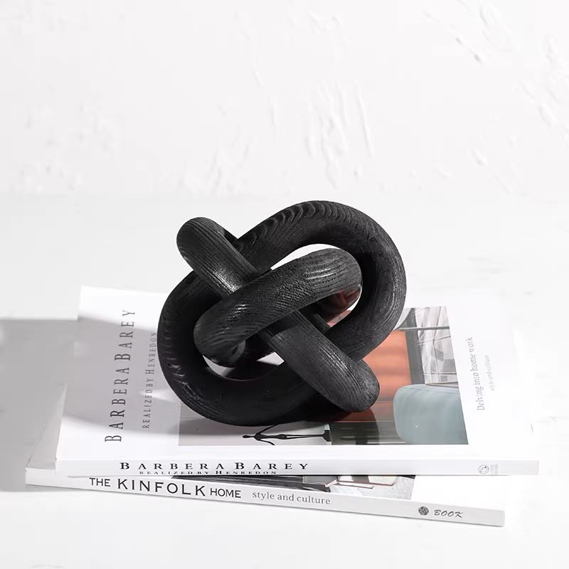 livvi Sculptural Wooden Knot Decor - Image 6