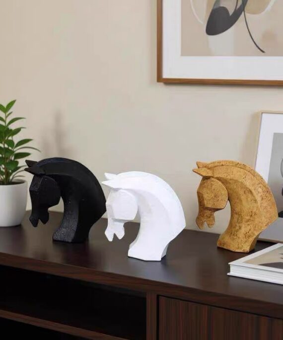 Livvi Modern Origami Horse Sculpture
