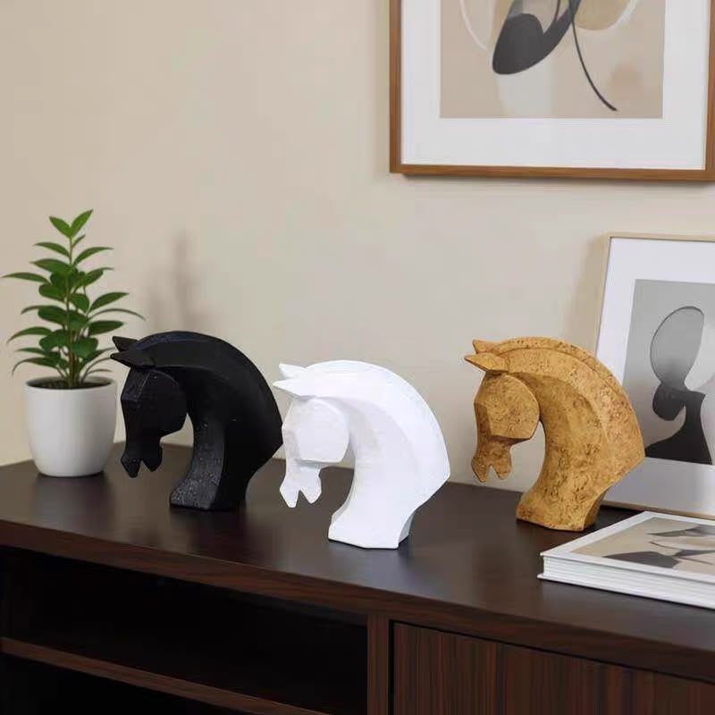 Livvi Modern Origami Horse Sculpture