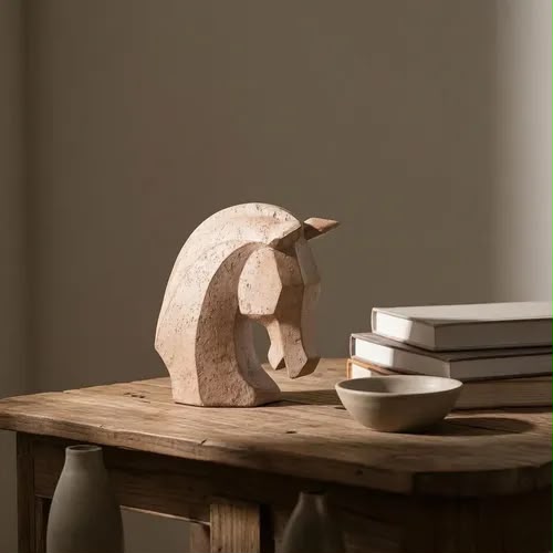 Livvi Modern Origami Horse Sculpture - Image 3