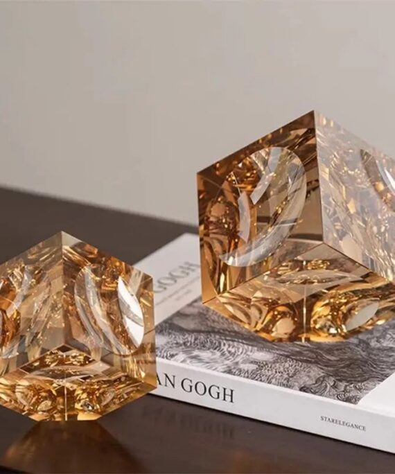 Livvi Crystal Bubble Cube Object
