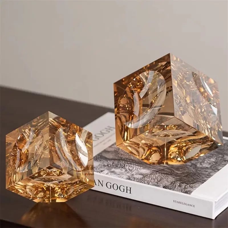 Livvi Crystal Bubble Cube Object