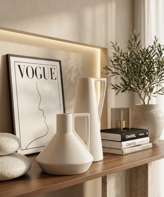 Livvi Modern Ceramic Pitcher Vase